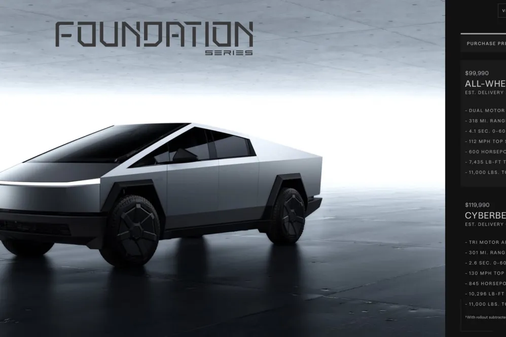 Cybertruck Foundation Series now available to order without a reservation in the US