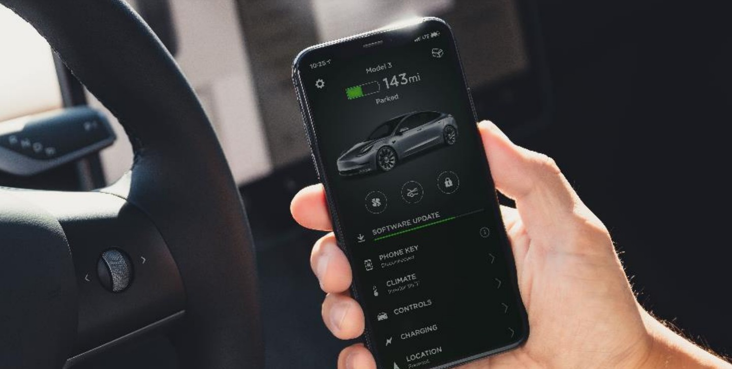 Tesla has updated its mobile app to v4.36.0