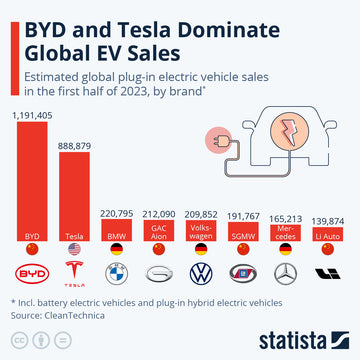 Tesla and BYD Are Dominating the Global Electric Vehicle Market