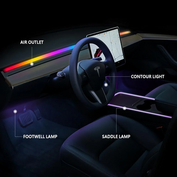 Why the Interior Chasing LED Light Strips Are a Must-Have for Model Y Owners