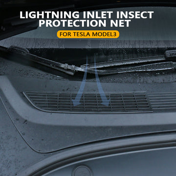 Air inlet anti-clogging bug screen protector for Tesla MODEL 3