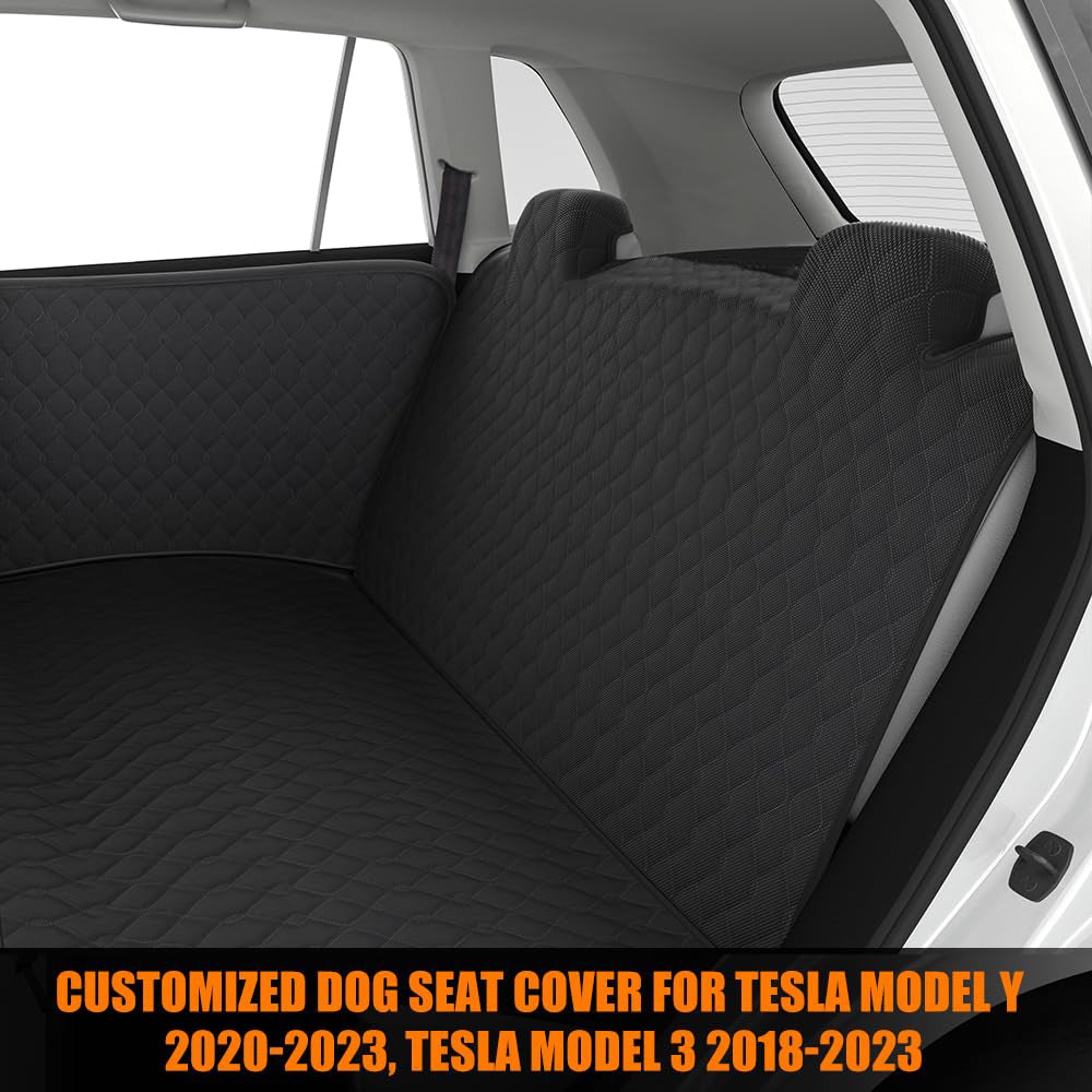 Rear Seat Pet Cover,Dog Back Seat Pet Mat for Model 3/Y