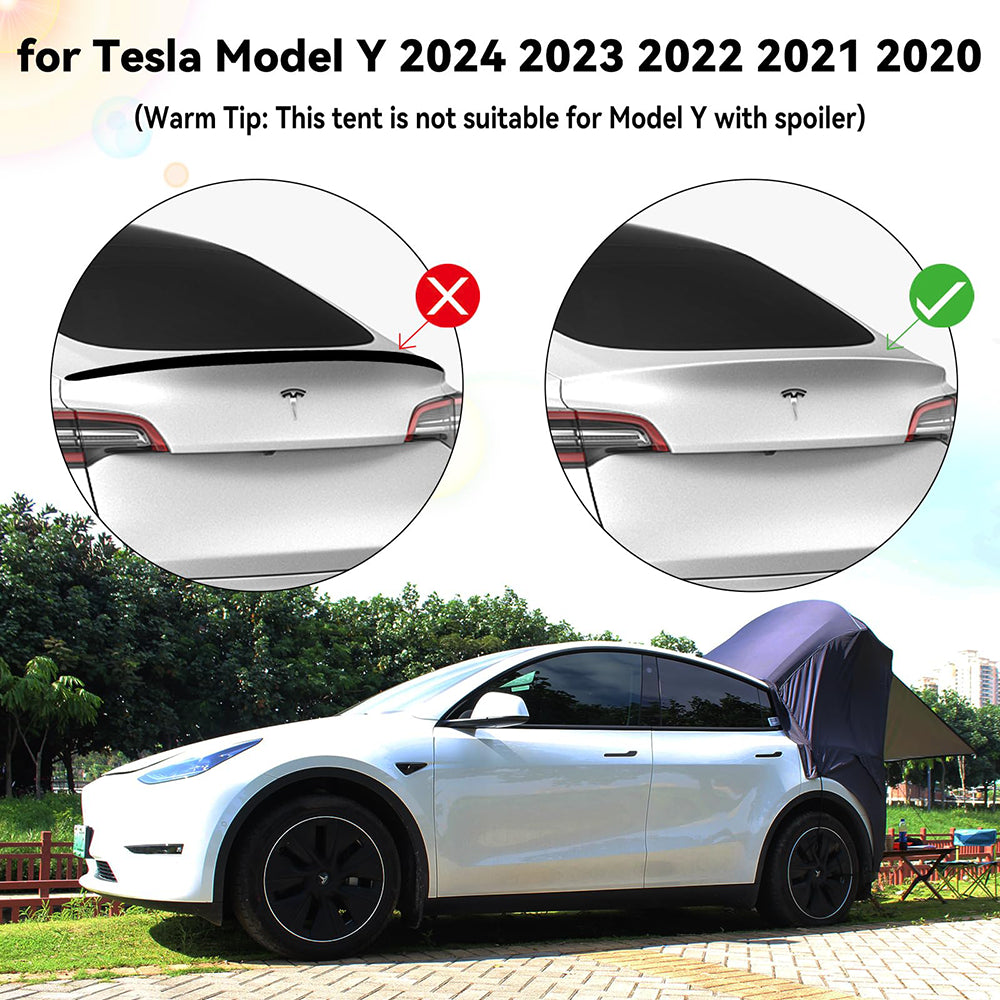 TPU Rear Tent - Outdoor Camping Tent Accessories For Tesla Model Y