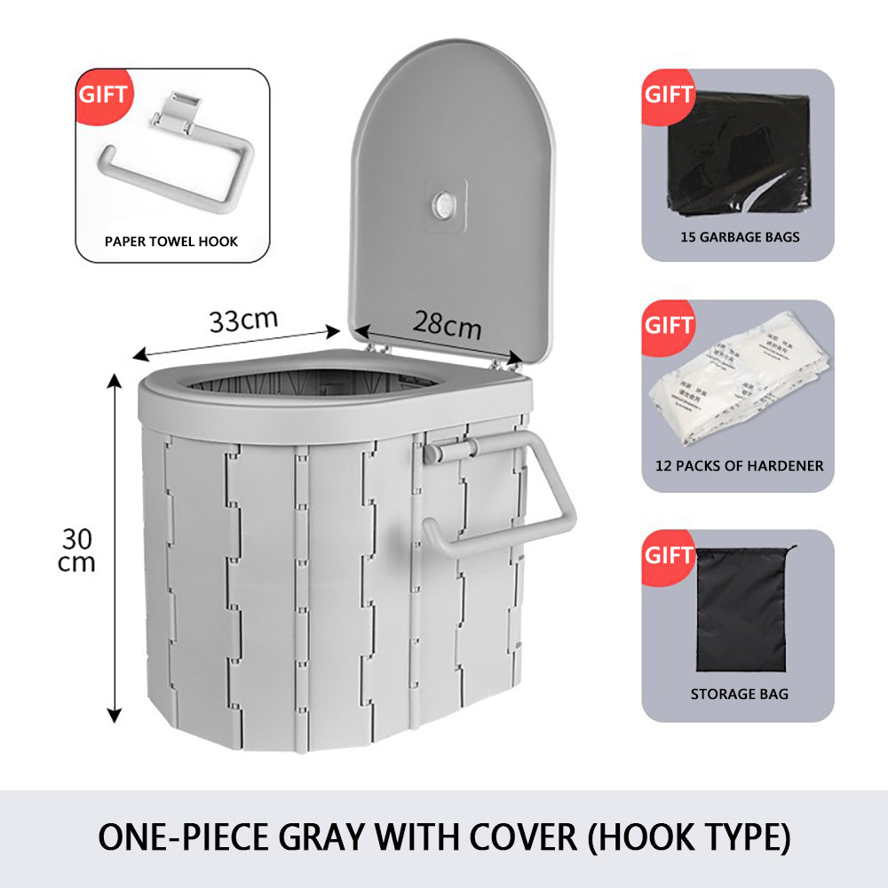 Portable Expedition Mobile Toilet: Durable ABS Camping Lavatory with Foldable Design and Convenient usage