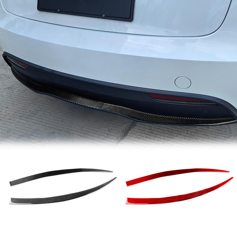 Rear lip Decoration stickers(2 Pcs) for Tesla Model 3 Highland