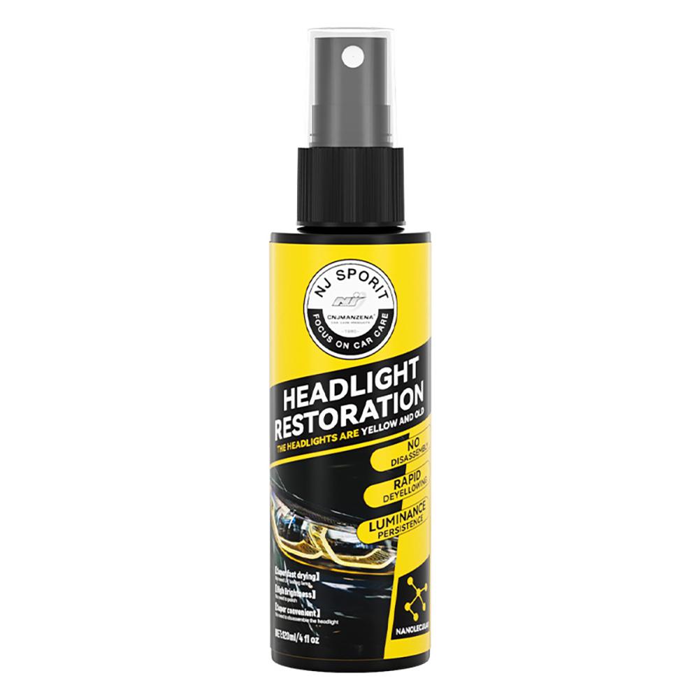 Car Headlight Repair Spray，Sport Headlight Restoration Spray - Anti-Scratch Lens Polish and Cleaner for Headlight Repair