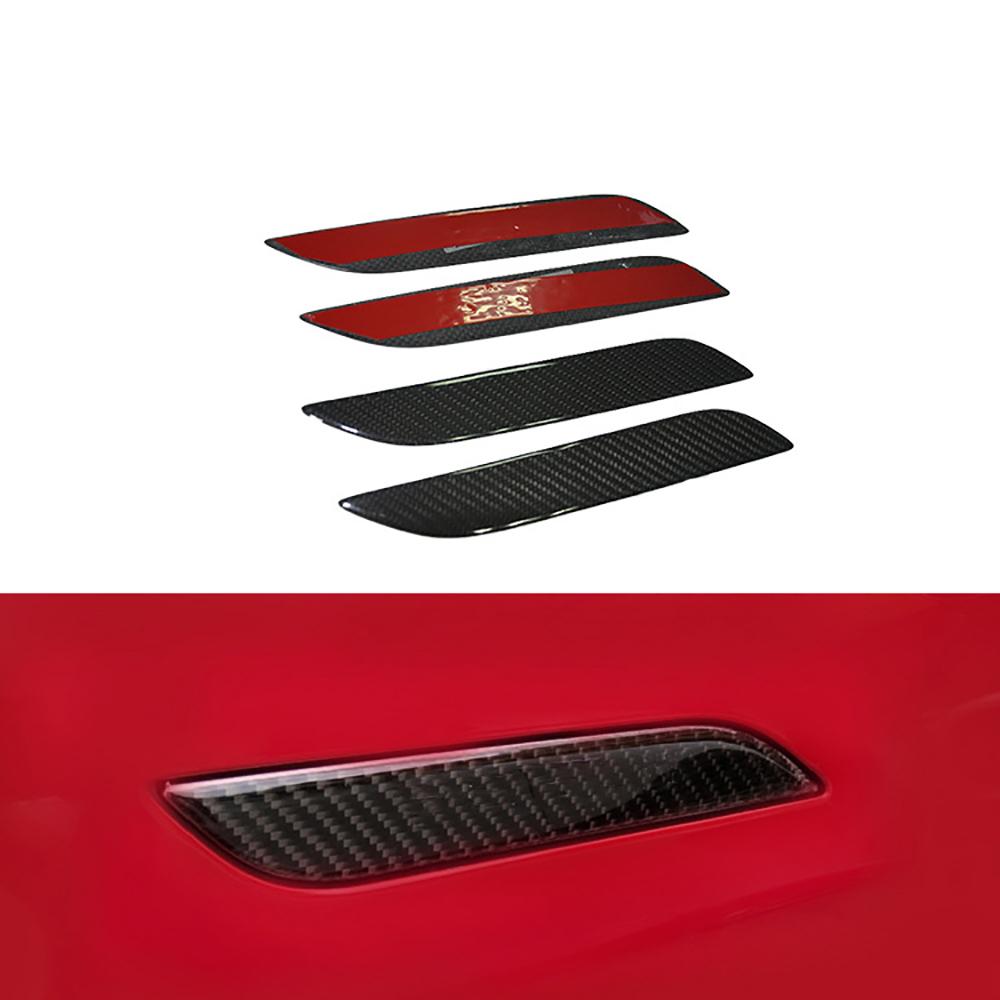 External handle patch carbon fiber door handle patch modification accessories decoration for Tesla Model S