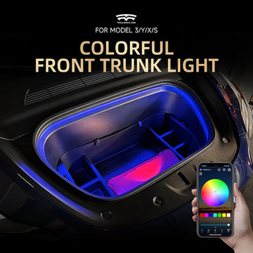 Colorful Frunk Ambient Light for Tesla Model 3/Y/S/X