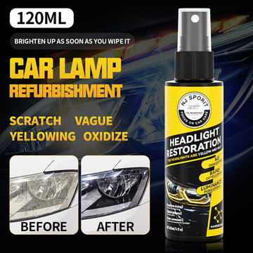 Car Headlight Repair Spray，Sport Headlight Restoration Spray - Anti-Scratch Lens Polish and Cleaner for Headlight Repair