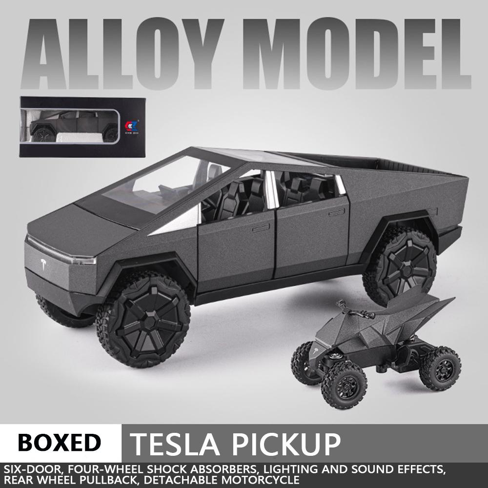 1/32 Tesla CyberTrunk Trailer RV Model Kit - Detailed Construction, Realistic Sound Effects