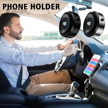 Vacuum Magnetic Cell Phone Holder For All Tesla Models - Movable And Non-Destructive Installation