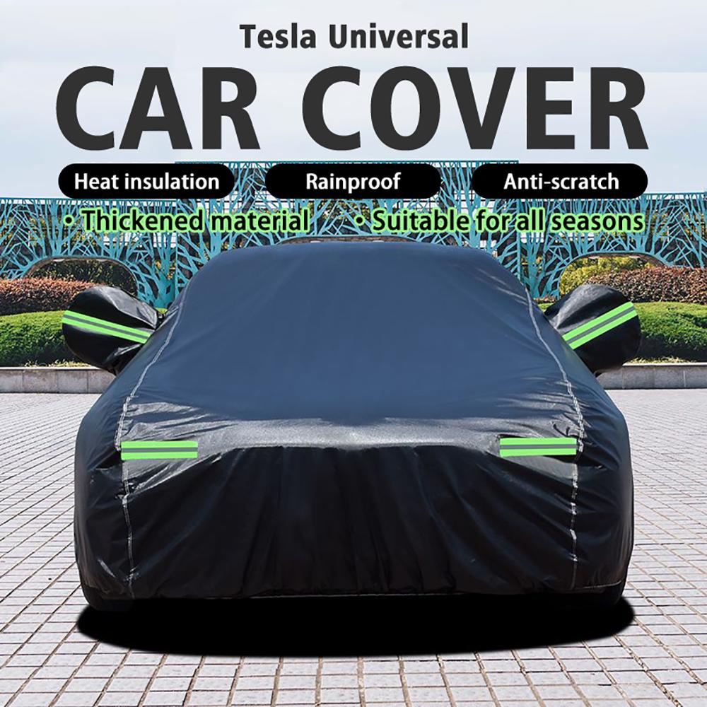 Weatherproof Car Cover , Protects Against Rain, Snow, and Sun For Tesla Model 3/Y/S