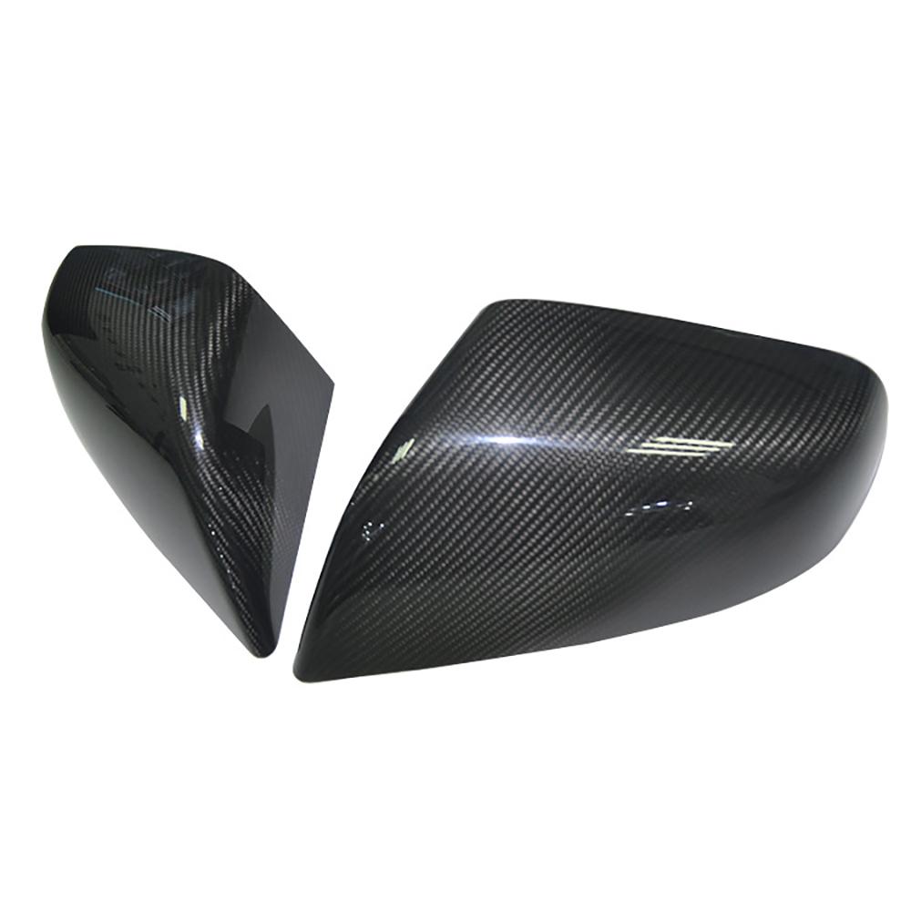 Carbon fiber rearview mirror cover, reverse mirror housing, mirror cover, mirror housing installation for Tesla Model S (2014-2020)