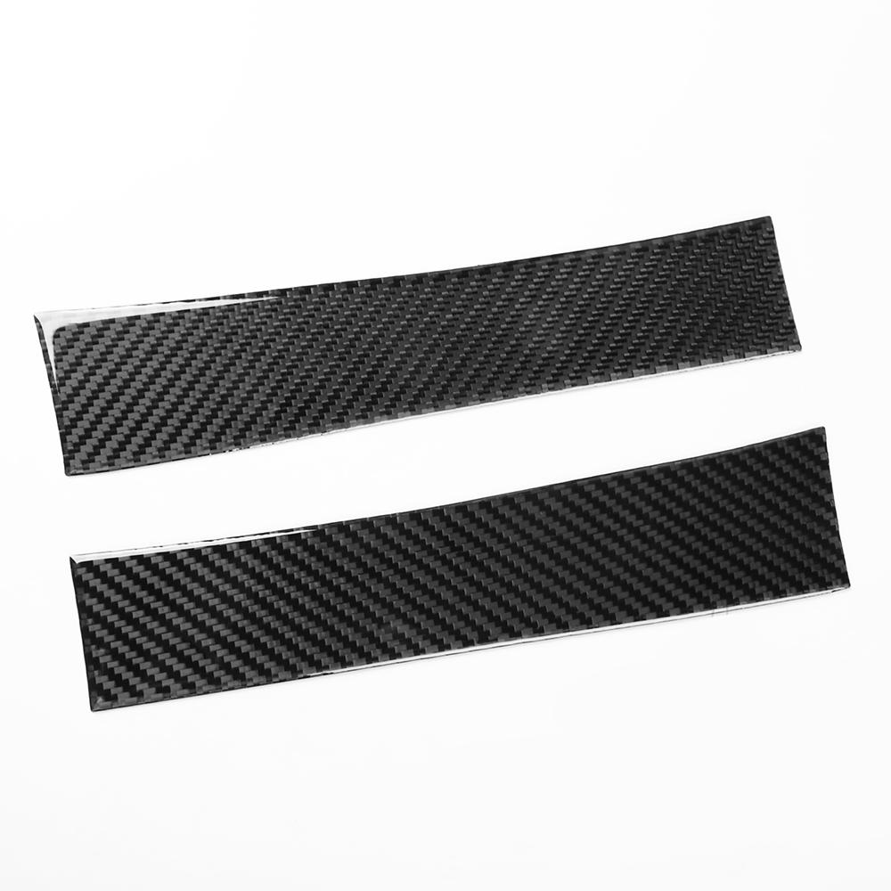 Epoxy Carbon Fiber  Passenger Side Panel Anti-Collision Buffer Pad Cover Decoration Stickers (set of 2 Pcs) for Tesla Model 3 Highland