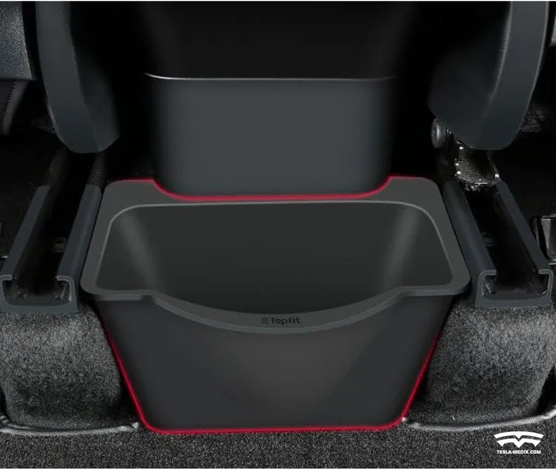 Storage Tray Silicone Rear Storage Box for Tesla Model Y