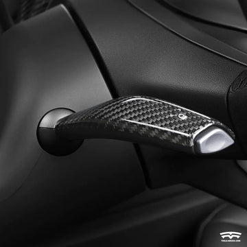 Real Carbon Fiber Steering Lever Cover for Tesla Model 3/Y