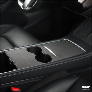 Suede Center Console Wrap For Tesla Model 3/Y