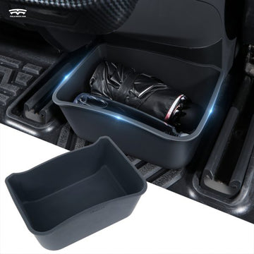 Rear Center Console Organizer Tray Silicone Storage Box 2nd Row Seat Accessories For Tesla Model 3/S