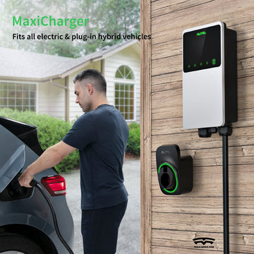 US - MaxiCharger Home 50A - AC Wallbox EV Charger With Separate Holster for Tesla Model 3/Y/S/X