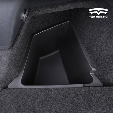 Trunk Left And Right Side Storage Boxes TPE Interior Storage Modification Accessories for Tesla Model Y 2020-2024