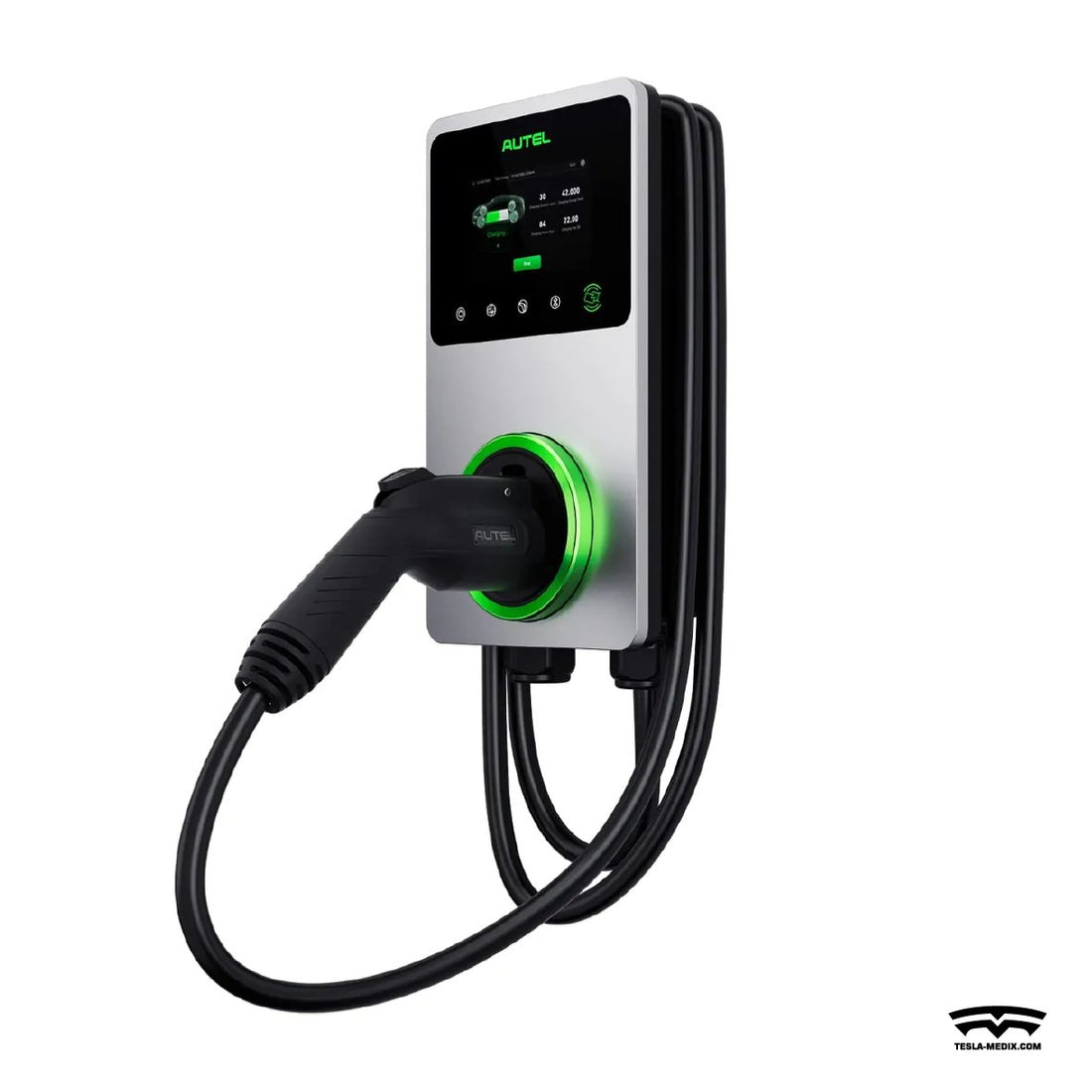 MaxiCharger up to 50Amp, 240V, Hardwired Car Charging Station Touch Screen for Tesla Model 3/Y/S/X US